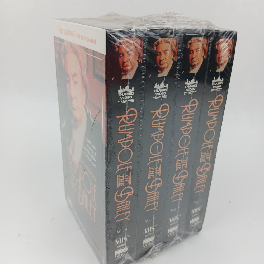 Vintage Rumpole of the Bailey VHS Set Vol 1-4 Sealed Thames HBO Legal Drama Clas